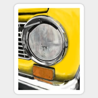 Yellow Lada 1200L Sticker